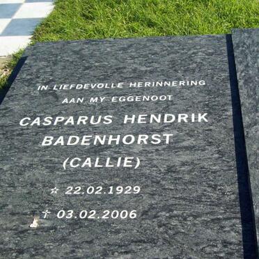 OTTO Casparus Hendrik Badenhorst 1929-2006 &amp; Maria Hendrina van Dyk FRANKEN 1935-