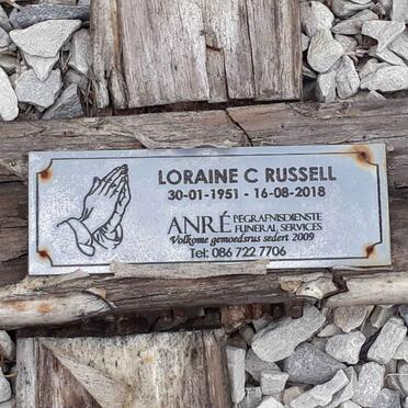 RUSSELL Loraine C. 1951-2018