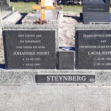 STEYNBERG Johannes Joost 1921-1999 &amp; Lacia Sophia 1922-2010