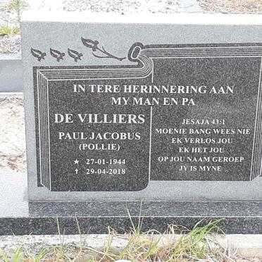 VILLIERS Paul Jacobus, de 1944-2018