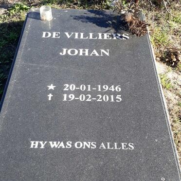 VILLIERS Johan, de 1946-2015
