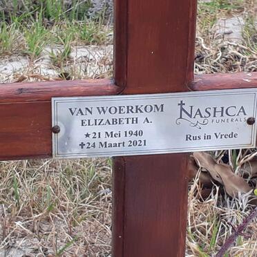 WOERKOM Elizabeth A., van 1940-2021