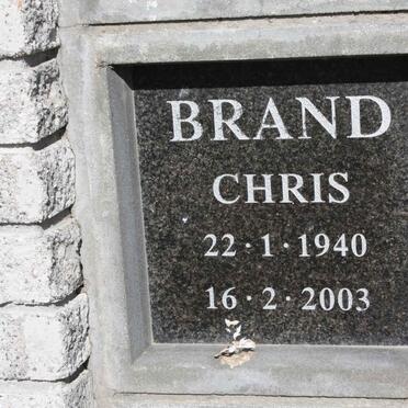 BRAND Chris 1940-2003