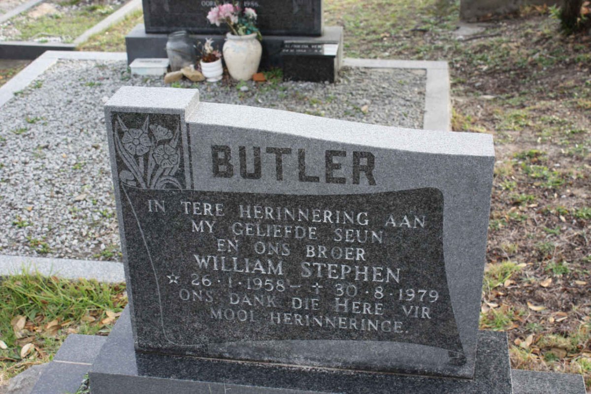 BUTLER William Stephen 1958-1979