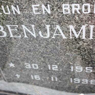 CONRADIE Benjamin 1956-1998