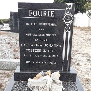 FOURIE Catharina Johanna, COETZEE 1926-2017