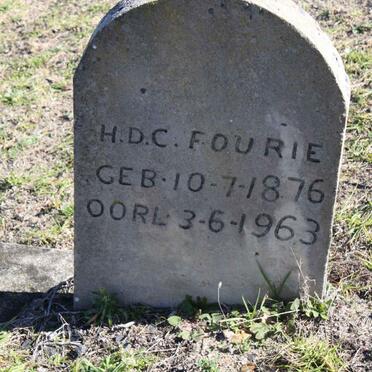 FOURIE H.D.C. 1976-1963