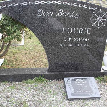 FOURIE D.P. 1921-1984 :: FOURIE J.H.M. 1927-2007