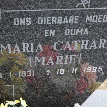 FOURIE Maria Catharina 1931-1995 