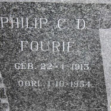 FOURIE Philip C.D. 1913-1954