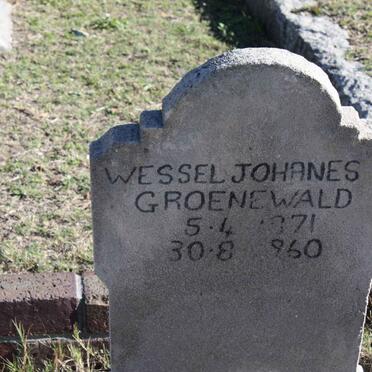 GROENEWALD Wessel Johanes 1960-1971