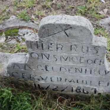 GELDENHUYS A.N. nee VERMEULEN 1867-??