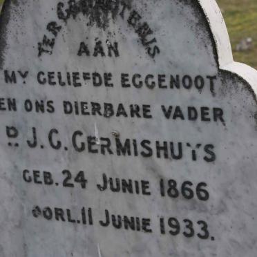 GERMISHUYS R.J.C. 1866-1933