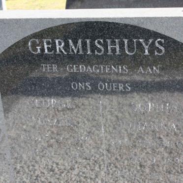 GERMISHUYS George Leazer 1891-1977 &amp; Sofia Johanna M. nee GROEENEWALD 1899-1977