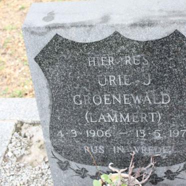 GROENEWALD Jurie J. 1906-1977