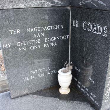 GOEDE Hendrik Nicolaas, de 1943-1984 