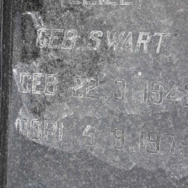 GROENEWALD Elizabeth Johanna nee SWART 1942-1975