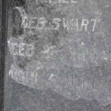 GROENEWALD Elizabeth Johanna nee SWART 1942-1975