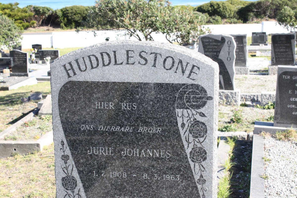 HUDDLESTONE Jurie Johannes 1908-1963