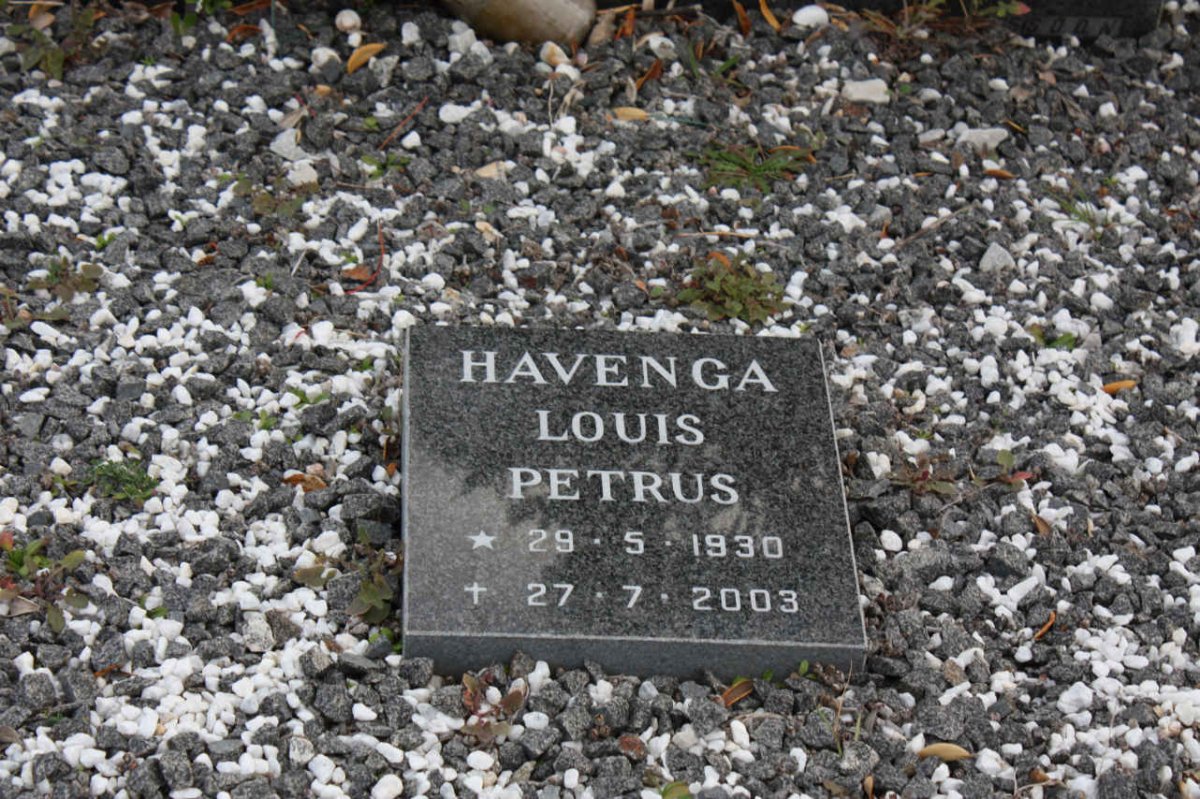 HAVENGA Louis Petrus 1930-2003