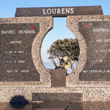 LOURENS Daniel Hendrik 1927-2005 &amp; Sophia OTTO 1931-2021