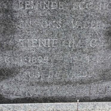 LAMPBRECHT M.C. 1899-1976