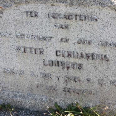 LOURENS Pieter Gerhardus 1911-1949