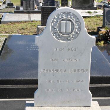 LOURENS Johannes A. 1944-1964