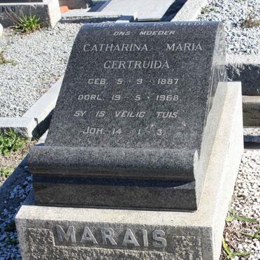 MARAIS Catharina Maria Gertruida 1887-1968