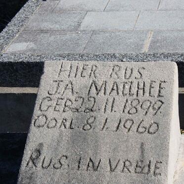 MATTHEE J.A. 1899-1960 