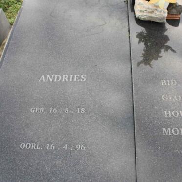 MOOLMAN Andries 1918-1996 &amp; Bawie 1926-2012