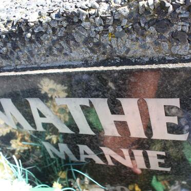 MATHEE Manie 1929-1991