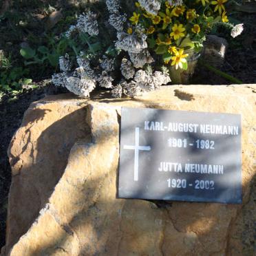 NEUMANN Karl-August 1901-1982 :: NEUMANN Jutta 1920-2002