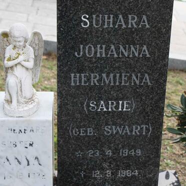 NOWERS Suhara Johanna Hermiena  nee SWART 1949-1984 :: ?? Tanya 1972