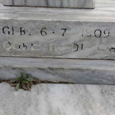 PUREN Jeremiah Cornelius 1909-1985 &amp; Johanna Elizabeth 1923-1994 