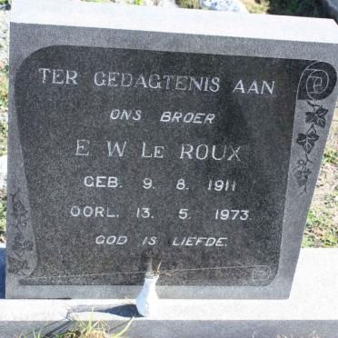 ROUX E.W., le 1911-1973