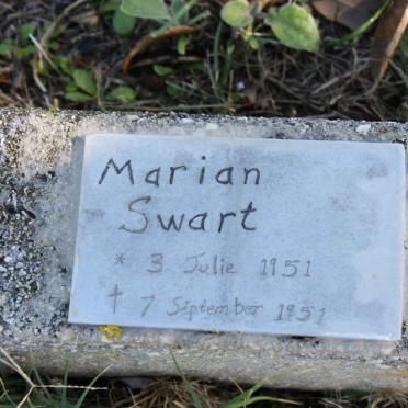 SWART Marian 1951-1951