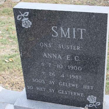 SMIT Anna E. C. 1900-1983