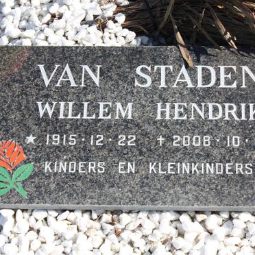 STADEN Willem Hendrik, van 1915-2008