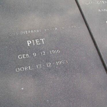 SWART Piet 1916-1993