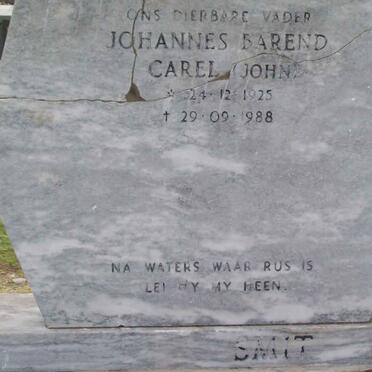 SMIT Johannes Barend Carel 1925-1988