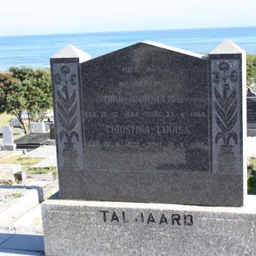 TALJAARD Dirk Cornelius 1894-1968 &amp; Christina Louisa 1900-1986