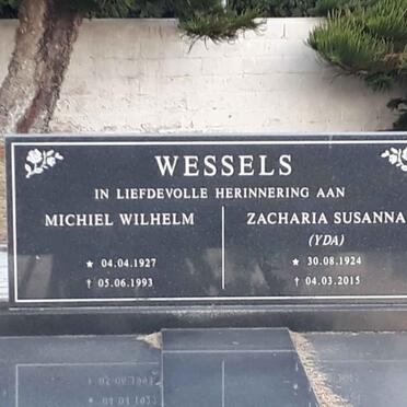 WESSELS Michiel Wilhelm 1927-1993 &amp; Zacharia Susanna 1924-2015