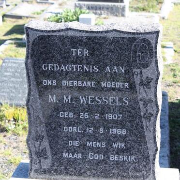 WESSELS M.M. 1907-1968