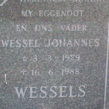 WESSELS Wessel Johannes 1929-1988