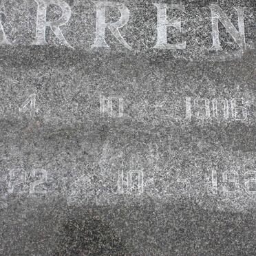 WARREN Caroline 1906-1981