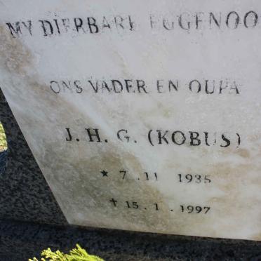 ? BA?HC?ZIE J.H.G. 1935-1997 &amp; Elsie Johanna ROUX 1939-