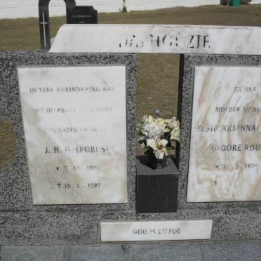 ? J.H. 1918-1997 &amp; Elsie Johanna ROUX 1939-