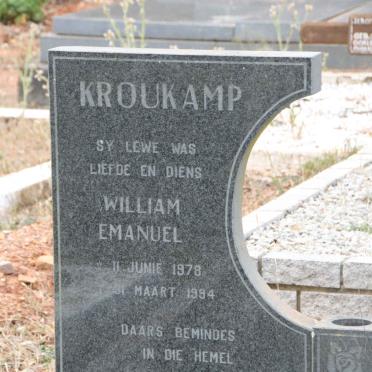 KROUKAMP William Emanuel 1978-1994