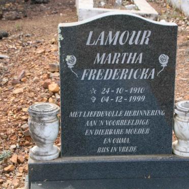 LAMOUR Martha Fredericka 1910-1999